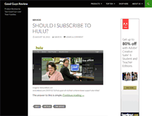 Tablet Screenshot of goodguysreview.com
